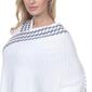 Womens White Mark Nevaeh Ivory Poncho - image 2