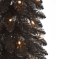 Puleo International Pre-Lit Black Alpine Pencil Christmas Tree - image 4