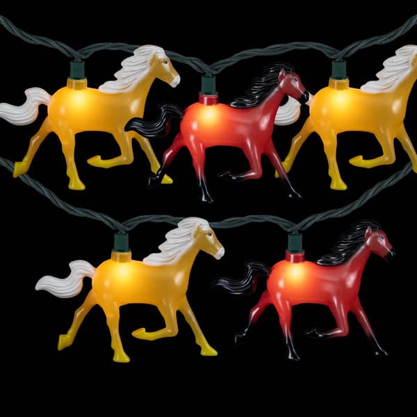 Northlight Seasonal 6ft. Horse Patio String Light Set
