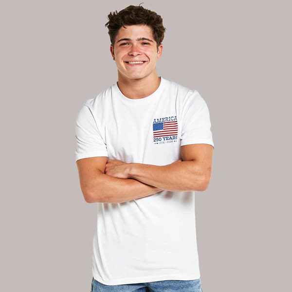 Mens America 250 Short Sleeve Graphic Tee - image 