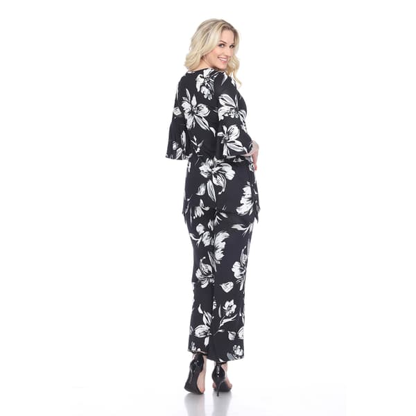 Womens White Mark 2pc. Head to Toe Floral Set