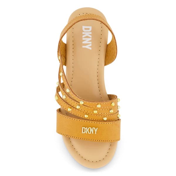 Big Girls DKNY Amber Studs Strap Wedge Sandals