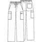 Mens Big & Tall Cherokee Drawstring Pants - Black - image 2