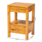 bali & pari Azmi Modern Real Burl Wood 2-Drawer Nightstand - image 10