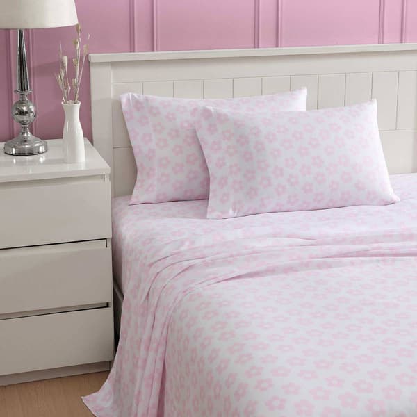 Betsey Johnson Retro Daisy Sheet Set - image 
