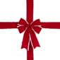 Northlight 14ft. Red & White Velvet Christmas Door Bow - image 1