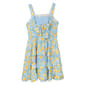 Girls &#40;7-16&#41; Rare Editions Sleeveless Smocked Ruffle Lemon Dress - image 3