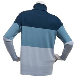 Petite Retrology Color Block Long Sleeve Turtleneck Sweater