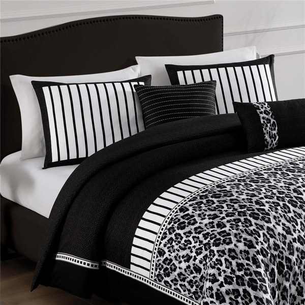 Bebejan Jaguar Sateen  5pc. Reversible Comforter Set