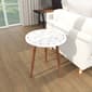9th & Pike® White Wood Contemporary Accent Table - image 9