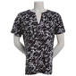 Plus Size Hasting & Smith Short Sleeve Tie Dye Split Neck Tee - image 1