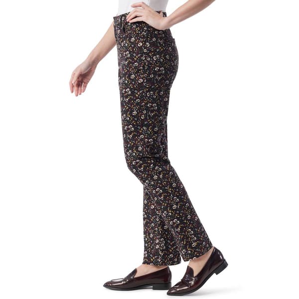 Petite Gloria Vanderbilt Classic Amanda Floral Jeans - Short