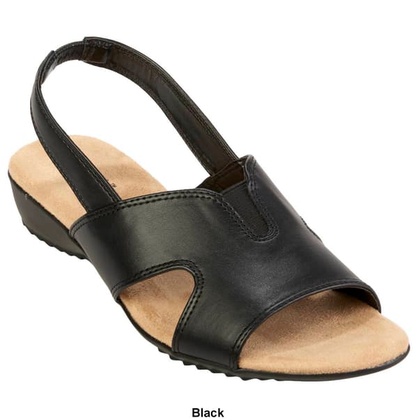 Womens Judith&#8482; Stacy Flat Slingback Wedge Sandals