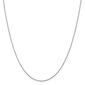 Unisex Gold Classics&#40;tm&#41; .75mm. White Polished Cable 14in. Necklace - image 1