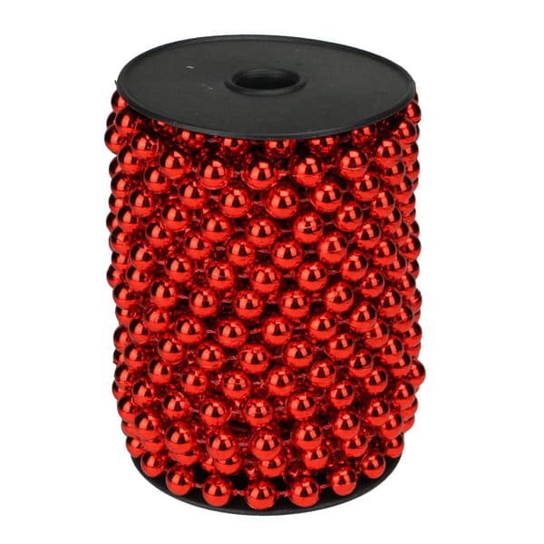 Northlight Seasonal 33ft. Shiny Red Beaded Christmas Garland