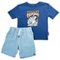 Toddler Boy Quiksilver Shark Graphic Tee & Stripe Shorts Set - image 1