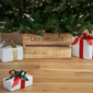 Northlight Crate "Lay Presents at My Feet" Christmas Tree Collar - image 2