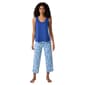 Womens HUE® Solid Top It''S A Dogs World Printed Capri 3 Piece Set - image 6