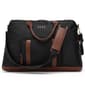 ELLE Luxe Journey Twill and Vegan Leather Weekender Duffel Bag - image 4