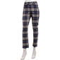 Juniors Zoe & Phoebe Plaid Millennium Triple Button Dress Pants - image 1