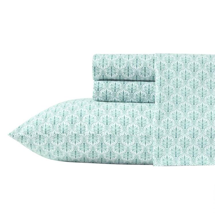 Tommy Bahama Coastal Batik 200TC 4pc. Cotton Percale Sheet Set