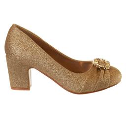 Big Girls Badgley Mischka Glitter Pumps