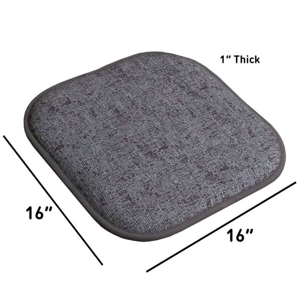 Sweet Home Collection Broadway No Slip Back Chair Pad Cushion
