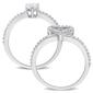 Gemstone Classics&#8482; 10kt. White Gold Sapphire Heart Bridal Set - image 4
