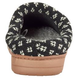 Womens Dearfoams® Diane Mixed Fair Isle Clog Slippers