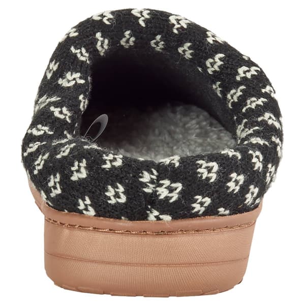 Womens Dearfoams® Diane Mixed Fair Isle Clog Slippers