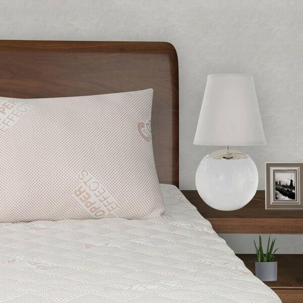All-In-One Copper Effects™ Fitted Mattress Pad