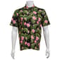 Mens Chaps Tropical Flower Performance Golf Polo - image 1