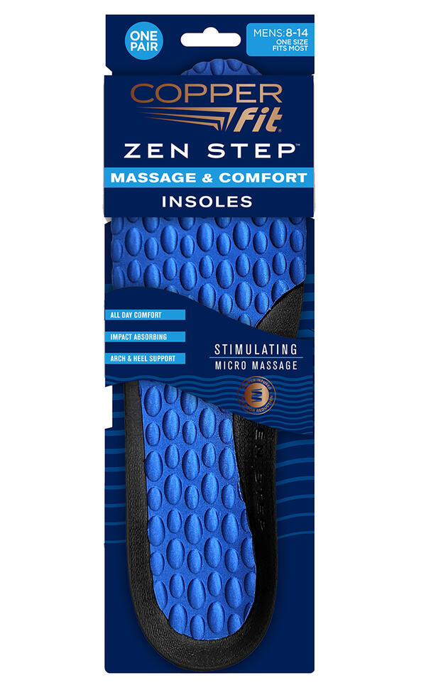 As Seen On TV Copper Fit(R) Zen Step Comfort Insoles - image 