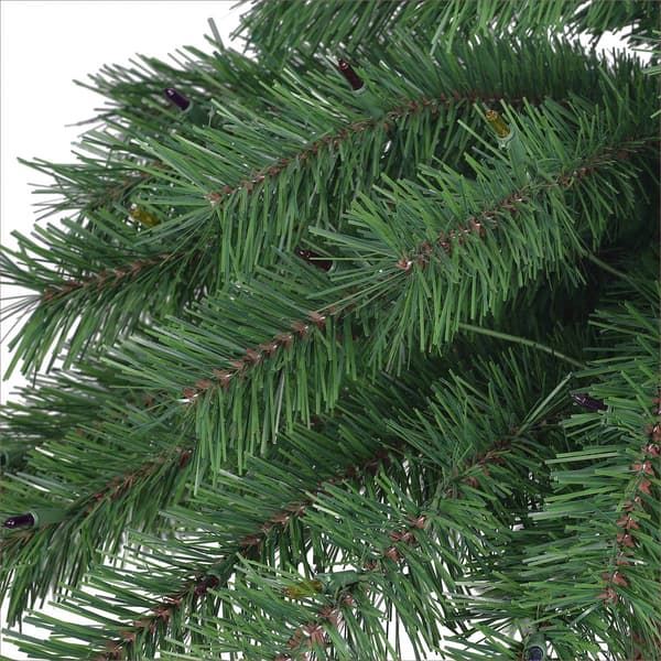 Puleo International Multi-Color Pre-Lit Christmas Palm Tree