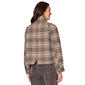 Womens Democracy Patch Pocket Plaid Jacket - image 2