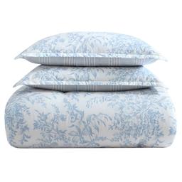 Laura Ashley Bedford Cotton Reversible Comforter Set