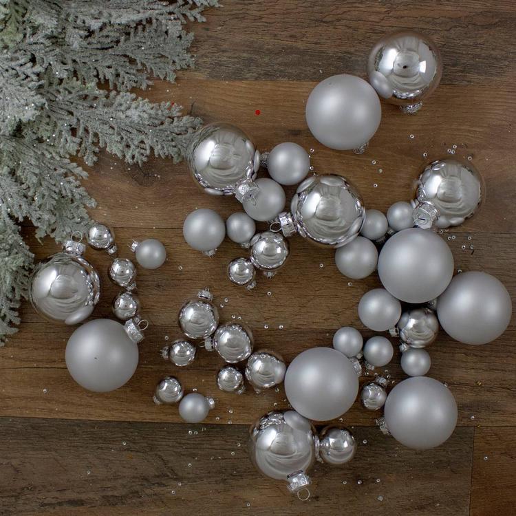 Northlight Seasonal 40pc. Glass Ball Christmas Ornament Set