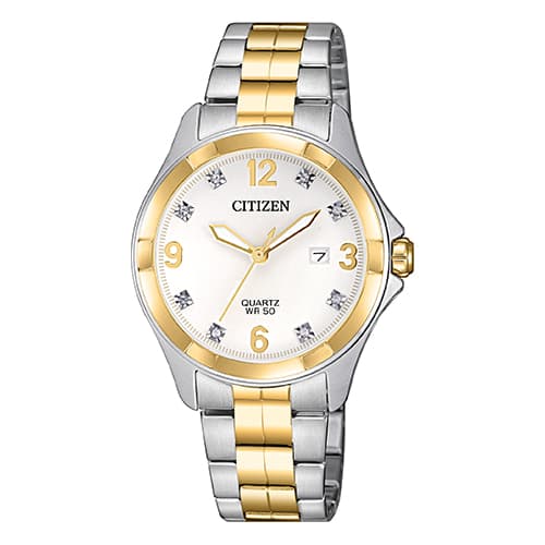 Womens Citizen® Quartz Two-Tone Watch - EU6084-57A