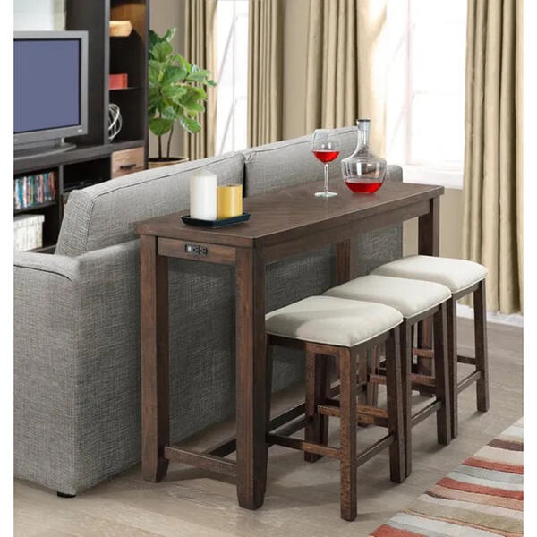 Jax 4pc. Sofa Bar and Stools - image 