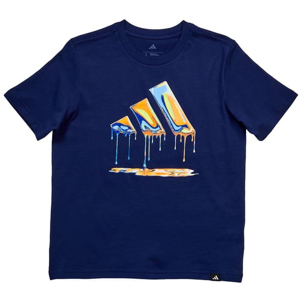 Boys (8-20) adidas(R) Short Sleeve Chrome Drip Logo Tee - image 
