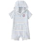 Baby Boy (3-24M) Carter''s(R) Oh Stripe Snap Lobster Hooded Romper - image 1