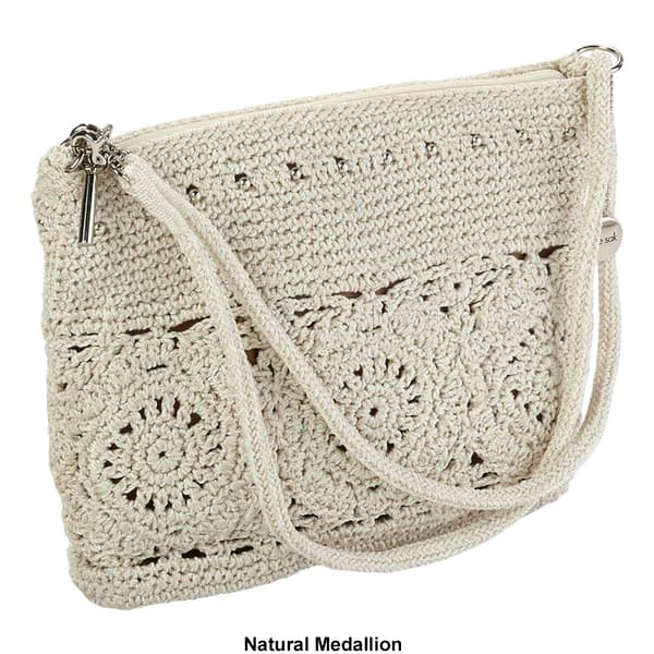 The Sak Lumi Crochet Crossbody - Natural Medallion