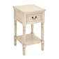 9th & Pike(R) Cream Wood Traditional Accent Table - image 1