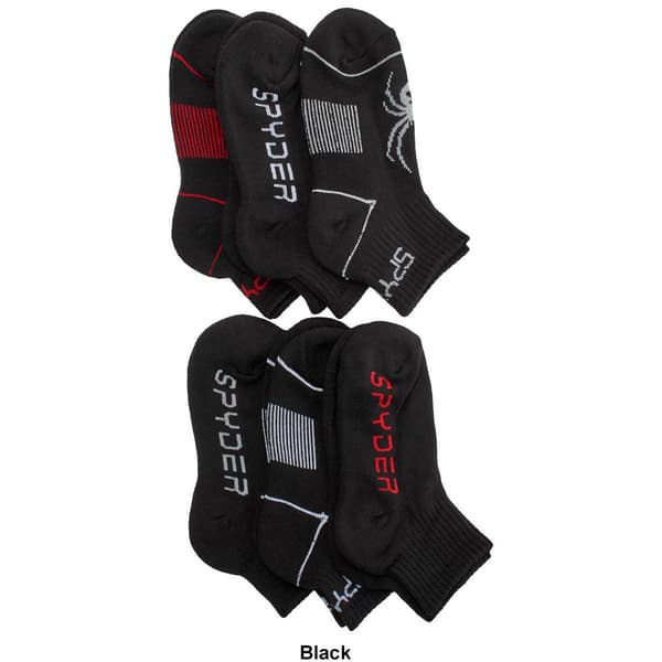 Boys &#40;8-20&#41; Spyder 6pk. Quarter Socks
