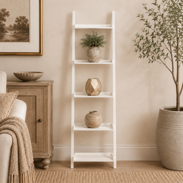 9th & Pike® Traditional White Wood Shelving Unit