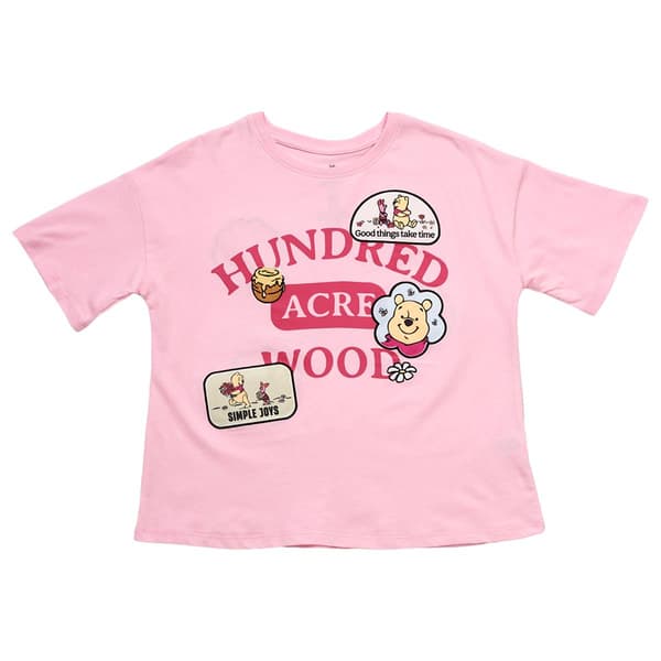 Girls (7-16) Disney Hundred Acre Wood Front & Back Tee