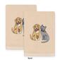 Linum Home Textiles 2pc. Spring Dog & Cat Embroidered Hand Towels - image 5