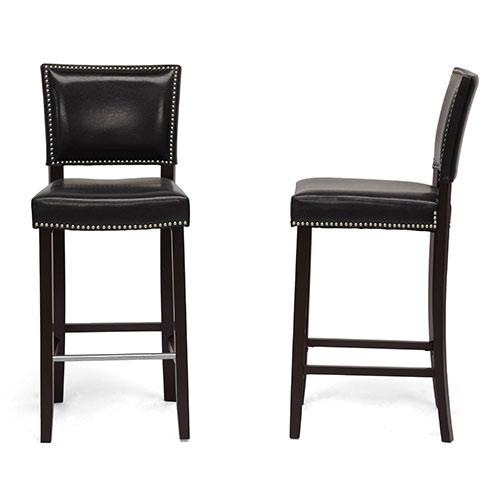 Baxton Studio Aries 2pc. Bar Stool Set