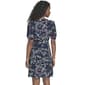 Womens Tommy Hilfiger Short Puff Sleeve Floral A-Line Dress - image 2