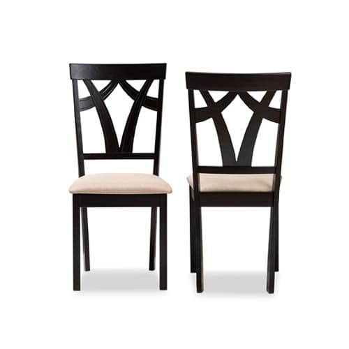 Baxton Studio Sylvia Dining Chairs - Set of 2